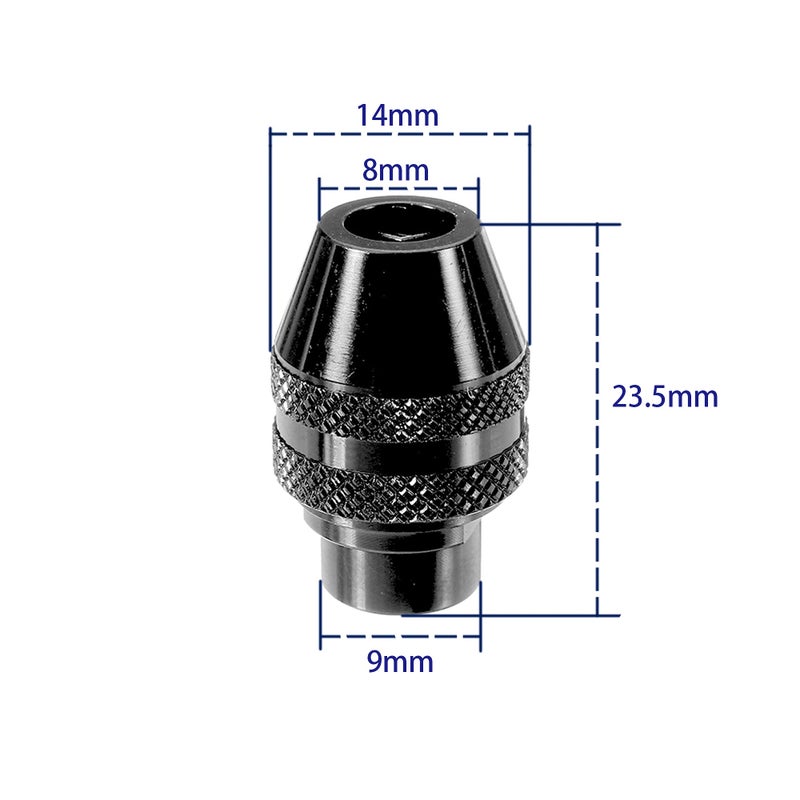 HAKATOP 2Pcs Multi Quick Change Keyless Chuck Replacement for Dremel 4486 Rotary Tools 3000 4000 7700 8200 - Image 2